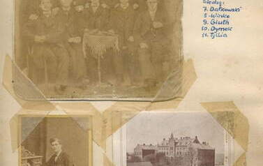 Absolwenci z roku 1872. Notatka o śmierci Fr. Mroza. Z archiwum M. Poczobutta