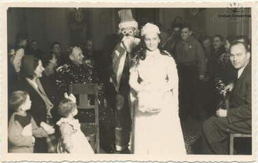 Gwiazdka w Zakładzie Poprawczym, 1950 r. Z archiwum Adelajdy Grzechnik 