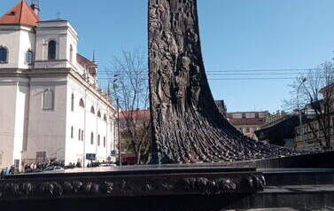 Lw&oacute;w - pomnik Tarasa Szewczenki 