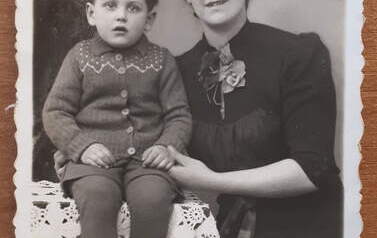 Klara Prill z synem Maksymilianem, 24.4.41 r. 