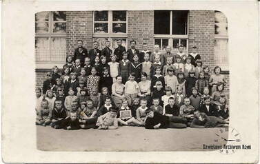 Szkoła powszechna w Mycielewie, 27.05.33 r. Z archiwum Wandy Częstochowskiej 