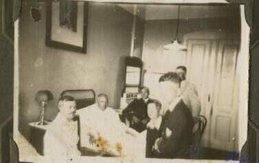 Dr Jedwabny w szpitalu 14.08.1938 r. Z archiwum Barbary Sobowiec 