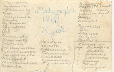 Maturzyści, klasa XI, 1958 r. Z archiwum Marii Krzyżanowskiej