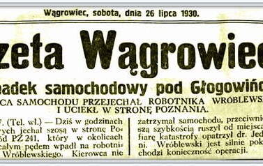Informacja z gazety. Nadesłał Roman Tadych