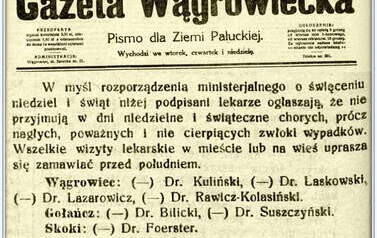 Informacja z gazety. Nadesłał Roman Tadych 