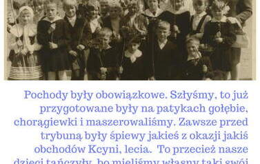 Obrazki z pochod&oacute;w - wspomnienie Barbary Wojciechowskiej 