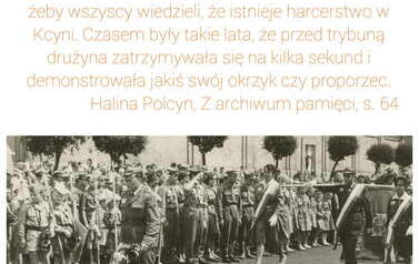 Obrazki z pochod&oacute;w - wspomnienie Haliny Polcyn