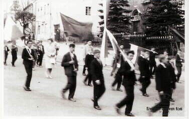 Poch&oacute;d pierwszomajowy, lata 60. Fot. Bernard L&uuml;ck