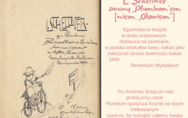 Sztambuch Leo Schellnera, str. 1 wraz z tłumaczeniem 