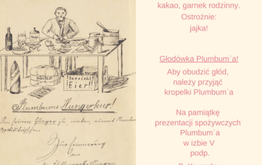 Sztambuch Leo Schellnera, str. 4 wraz z tłumaczeniem 