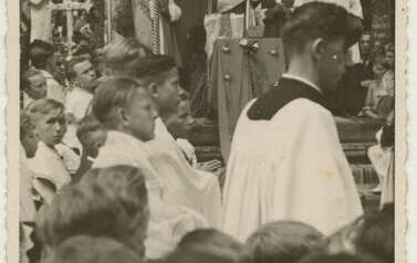 Prymas Wyszyński w Kcyni, 1962 r. Z archiwum Anny Oratowskiej