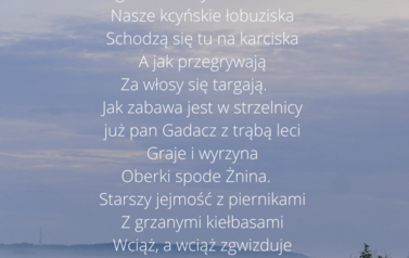 Piosenka o Kcyni, cz. 3. Autor: Tekla Pezacka. Z archiwum Grażyny Cieślik