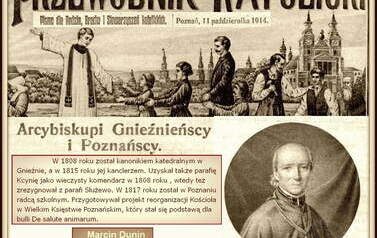 Marcin Dunin Prymas Polski. Nadesłał Roman Tadych 