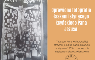 Obraz Kcyńskiego Pana Jezusa Ukrzyżowanego. Z archiwum Anny Kwiatkowskiej