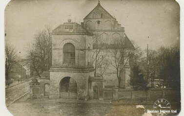Kości&oacute;ł farny. Z archiwum Anny Oratowskiej 