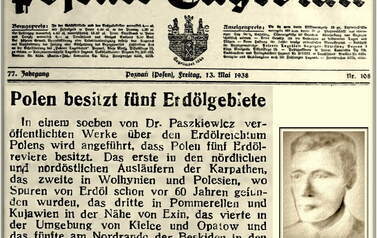 Niemiecka gazeta o ropie w Kcyni. Nadesłał Roman Tadych