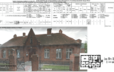 Kosztorys plebanii kcyńskiej. Nadesłał Roman Tadych