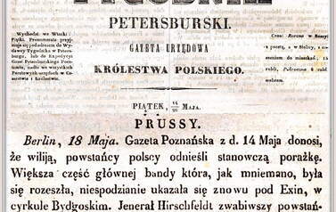 1848 r. powstańcy w Kcyni. Nadesłał Roman Tadych 