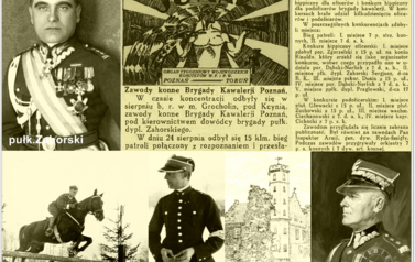 Zawody konne kawalerii. Nadesłał Roman Tadych