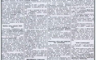Kołchoz w Szczepicach. Nadesłał Roman Tadych 