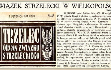 Ćwiczenia oddział&oacute;w w Kcyni. Nadesłał Roman Tadych 