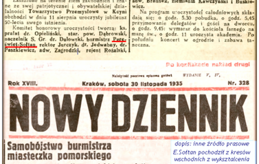 Samob&oacute;jstwo burmistrza. Nadesłał Roman Tadych 