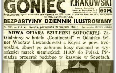 O kelnerze z sopockiego hotelu Continental. Nadesłał Roman Tadych 
