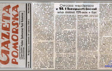 Artykuł z Gazety Pomorskiej. Nadesłał Roman Tadych 