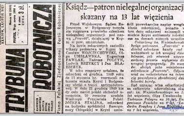 Trybuna Robotnicza, 24. marca 1950 r. Nadesłał Roman Tadych 