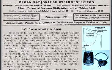 Koło radioamator&oacute;w w Kcyni. Nadesłał Roman Tadych 