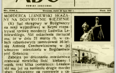 Dożywocie w Kcyni. Nadesłał Roman Tadych 