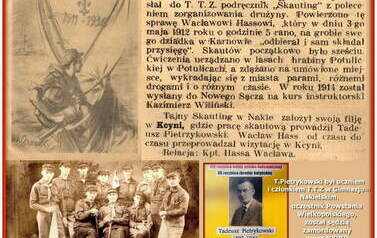 Skauci w Kcyni. Nadesłał Roman Tadych 