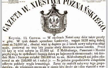 Wzrost ceny ziemi. Nadesłał Roman Tadych 