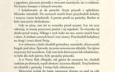 Tradycje na Wołyniu. W: Janka. Opowieść (nie tylko) o Wołyniu. Katarzyna Krawiecka. 