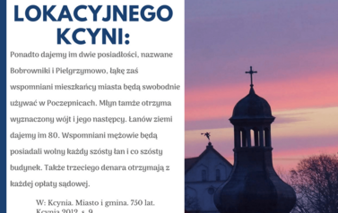 Akt lokacyjny Kcyni, cz. 3. Fot. J. Makarewicz 