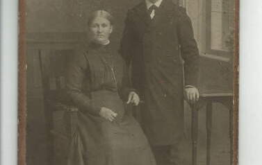 Rodzice o. Efrema - Katarzyna z Kamińskich i Franciszek Klawitterowie. Z archiwum rodzinnego