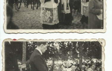 Pogrzeb Kazimiery Pietrykowskiej, siostrzenicy o. Efrema, X 1936 r. Z archiwum rodzinnego