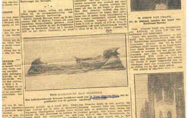 HET HANDEELSBLAD van Antwerpen (Belgia) z dn. 1.02.1931 r.-2 str. Z archiwum rodziny 