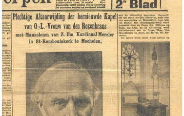 HET HANDEELSBLAD van Antwerpen (Belgia) z dn. 1.02.1931 r.-1 str. Z archiwum rodziny 