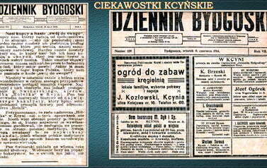 Dawne wieści z Kcyni. Nadesłał Roman Tadych 
