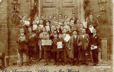 Ch&oacute;r Seminarium Nauczycielskiego, 1925 r. Z archiwum A. Maniaka