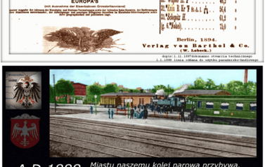 Kolej w Kcyni. Nadesłał Roman Tadych 