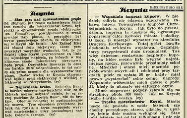 Kcynia 1938 r. Nadesłał Roman Tadych