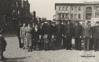Poch&oacute;d pierwszomajowy, Kcynia, lata 50. XX w. Z archiwum Tadeusza Zielińskiego