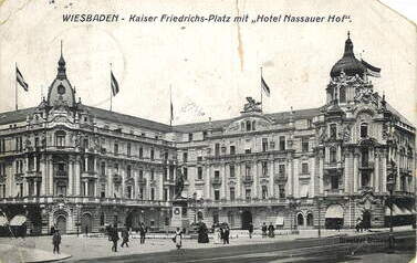 Poczt&oacute;wka: Wiesbaden. Z archiwum Wojciecha Niedźwiedzińskiego