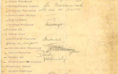 Protok&oacute;ł Związku Rezerwist&oacute;w Koło w Kcyni, 14.06.1935 r., str. 3. Z archiwum Wojciecha Niedźwiedzińskiego