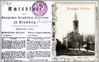 Okradziony kości&oacute;ł 1830 r. Nadesłał Roman Tadych 