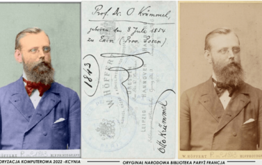 Otto Krummel, urodzony w Kcyni oceanograf. Nadesłał Roman Tadych 