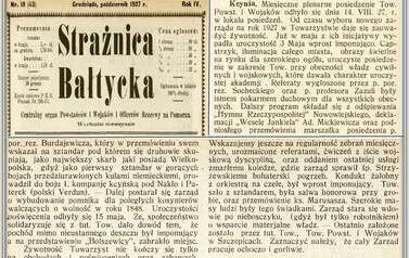 Towarzystwo Powstańc&oacute;w i Wojak&oacute;w. Nadesłał Roman Tadych 