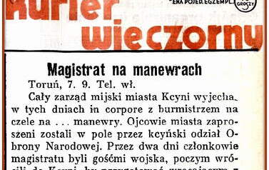 Bon Kcynia i magistrat. Nadesłał Roman Tadych 